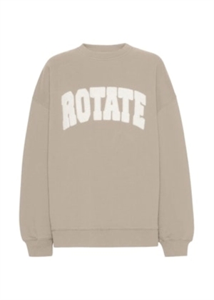 Heavy crewneck sweat Cement ROTATE SUNDAY